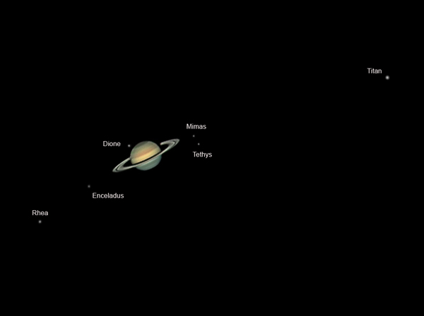 Stephen Roche: Saturn with Its Moons