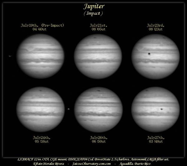 Jupiter Impact Images