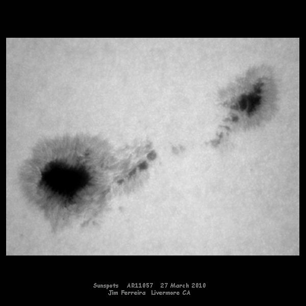 Sunspot AR 11057