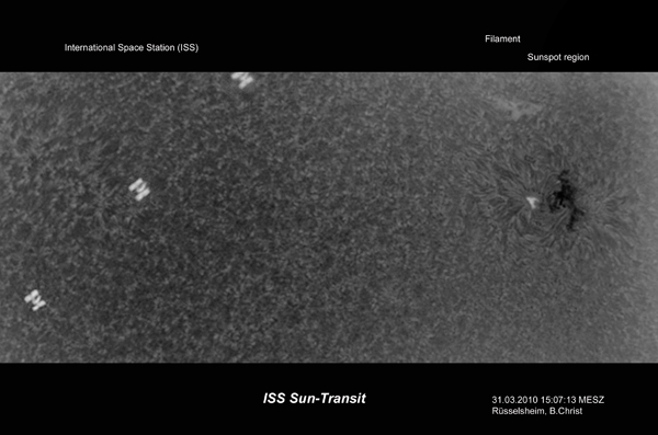 ISS Sun Transit