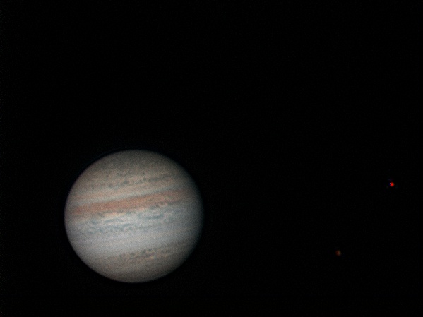 Jupiter, Callisto and Io