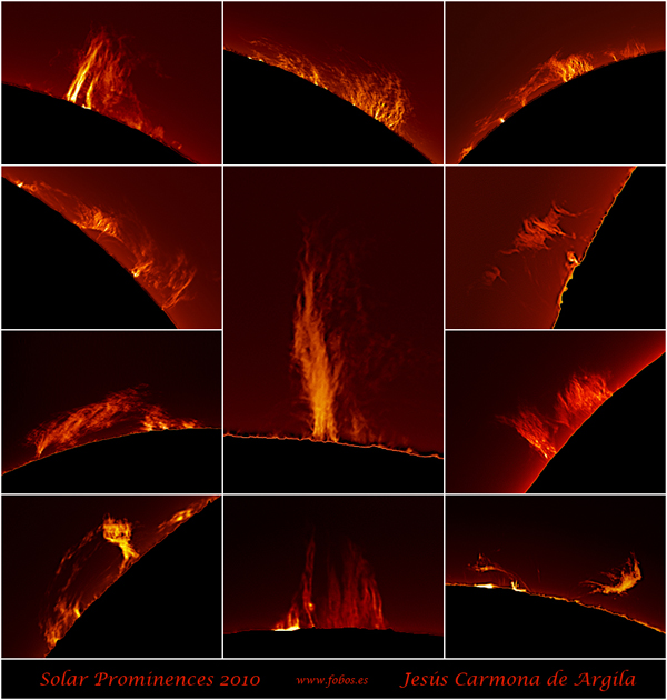 Solar Prominence Photos 2010