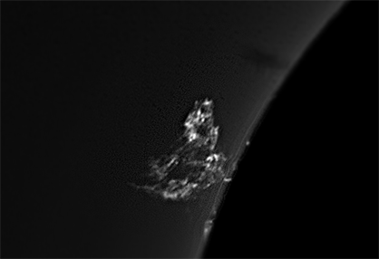 Rotating Solar Prominance