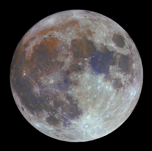 Moon in Color