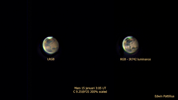 Edwin Pottillius - Mars With RGB Filters