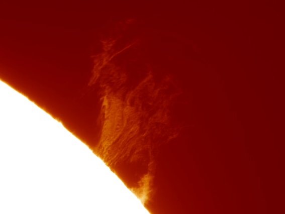Solar Prominence Animation by Andrew Devey